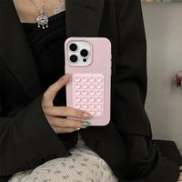 Solid Color Phone Case with Phone Holder, Phone Protective Cover, Phone Accessories Compatible with iPhone 11 12 13 14 15 Pro...