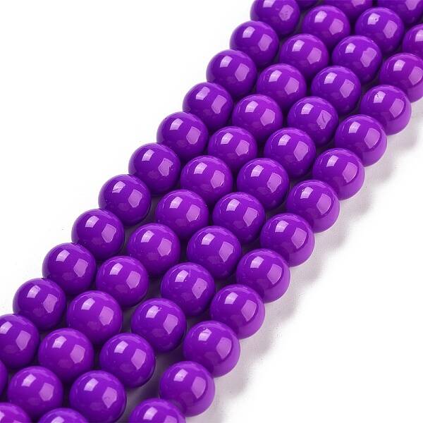 Painted Glass Bead Strands