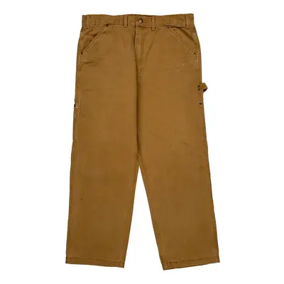 Big Bill Carpenter Trousers - 36? Waist Brown Cotton