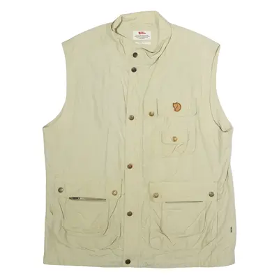FJALLRAVEN Wild Mens Gilet Beige L