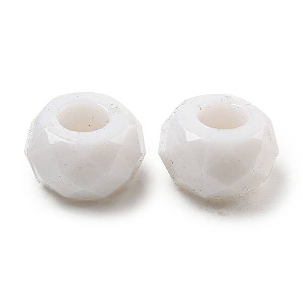 Opaque Acrylic European Beads