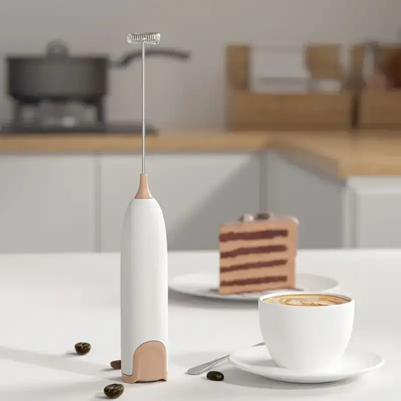 Handheld foam machine, small egg beater and bubbler, milk bubbler for coffee, portable kitchen accessories, beverage mixer