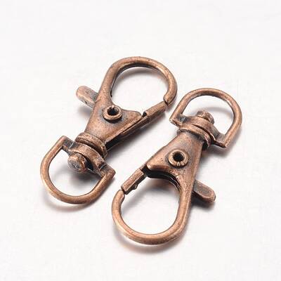 Alloy Swivel Lobster Claw Clasps