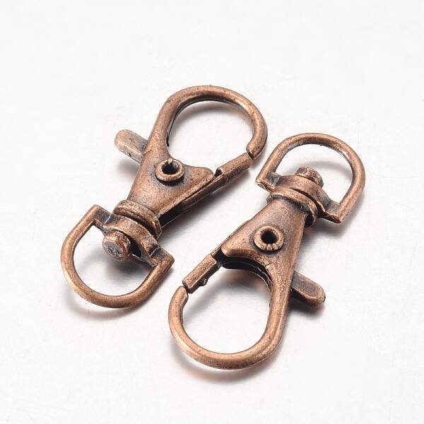 Alloy Swivel Lobster Claw Clasps
