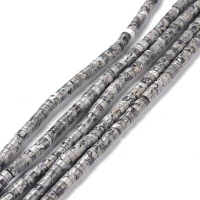 Synthetic Map Stone/Picasso Stone/Picasso Jasper Beads Strands