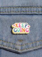 Letter Design Brooch, Cute Cartoon Pin for Women & Men, Fashion Brooch for Party, Daily Clothing Decor, Trendy All-match & Ex...