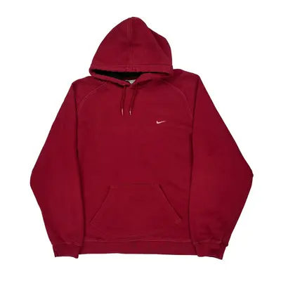 Nike Hoodie - XL Red Cotton Blend | Size: x-large