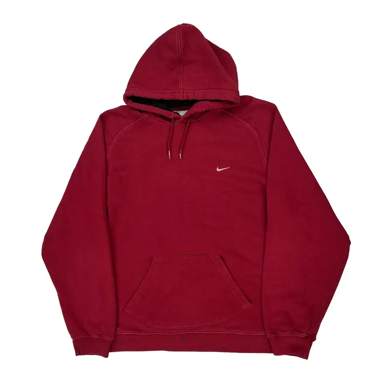 Nike Hoodie - XL Red Cotton Blend | Size: x-large
