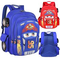 Lightning Mcqueen Boys Girls Backpack Waterproof Cartoon Truck Car Snack School Bag Backpack