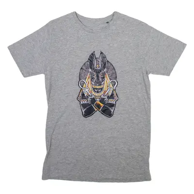 B&C Anubis Dragon Ball Z Mens T-Shirt Grey S
