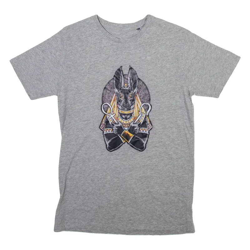 B&C Anubis Dragon Ball Z Mens T-Shirt Grey S