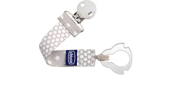 Chicco Fashion Clip Neutral Pacifier Clip 1pcs