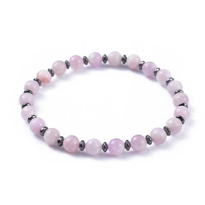 Natural Kunzite Stretch Bracelets