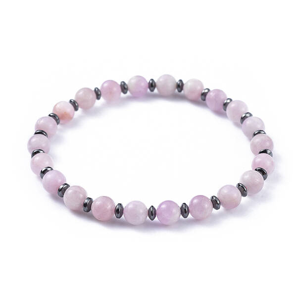 Natural Kunzite Stretch Bracelets