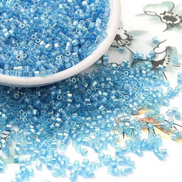 Transparent Colours Luster Glass Seed Beads