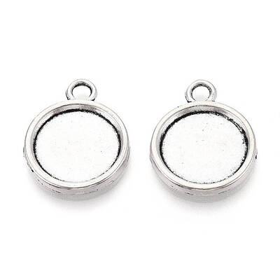 Tibetan Style Alloy Pendant Cabochon Settings