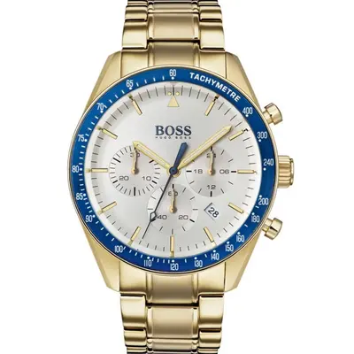 Hugo Boss 1513631 Trophy Gold Plated Chronograph Men's Watch