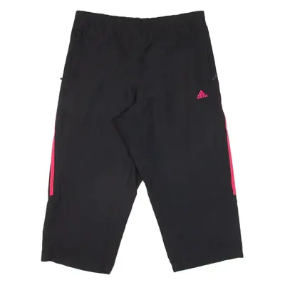 ADIDAS Womens Sports Shorts Black UK 16 W32