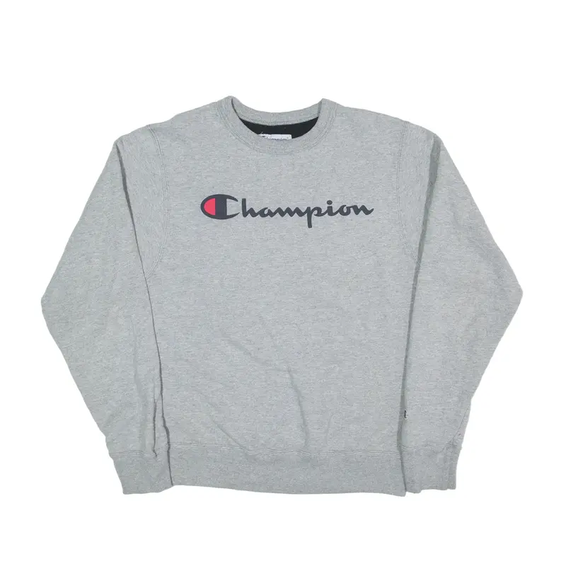 CHAMPION Sweatshirt Grey Mens S