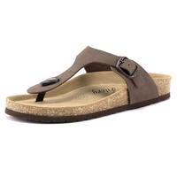 FITORY Cork Sandals for Women, T-shaped Adjustable Shoulder Strap for Summer Size 6-11