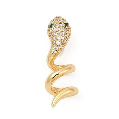 Brass Micro Pave Cubic Zirconia Pendants