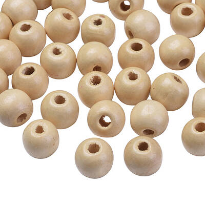 Natural Wood Beads