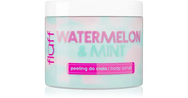 Fluff Watermelon and Mint Body Scrub 160ml