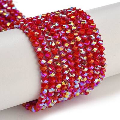 Electroplate Glass Beads Strands