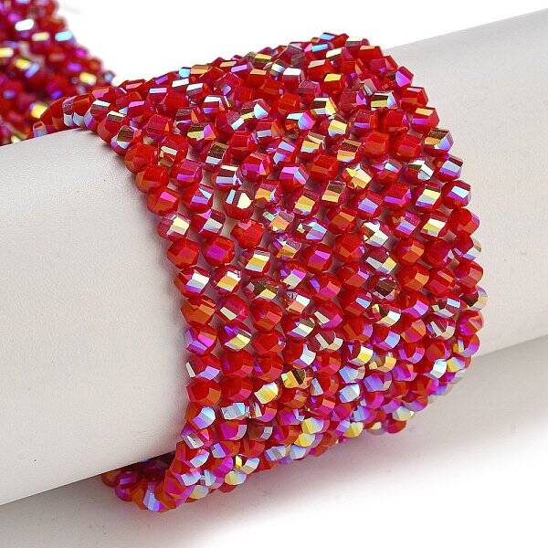 Electroplate Glass Beads Strands