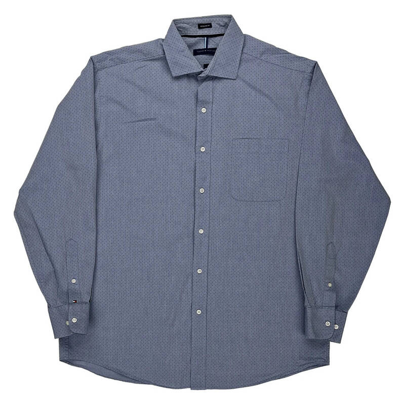 Tommy Hilfiger Shirt - Large Blue Cotton