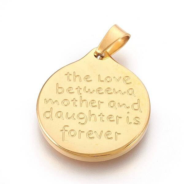Mother' Day Theme 304 Stainless Steel Pendants