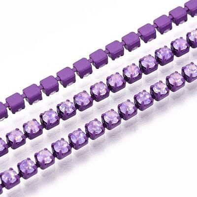 Iron Rhinestone Cup Chains