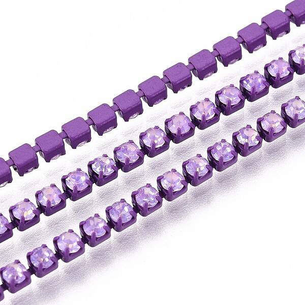 Iron Rhinestone Cup Chains