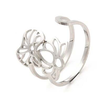 Non-Tarnish 304 Stainless Steel Open Cuff Rings