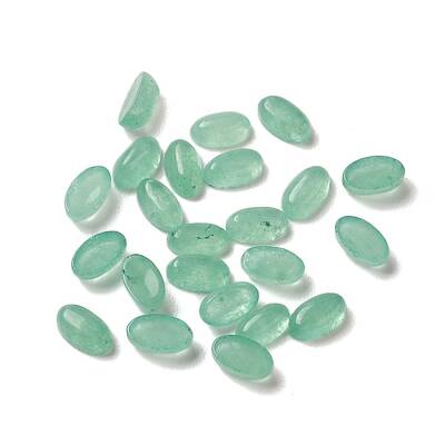 Natural White Jade Dyed Cabochons
