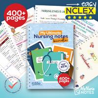 Ultimate Nursing Success Bundle: 400+ Page Handwritten Notes by an RN -  Designed to Help You Ace Nursing School - Concise & ...