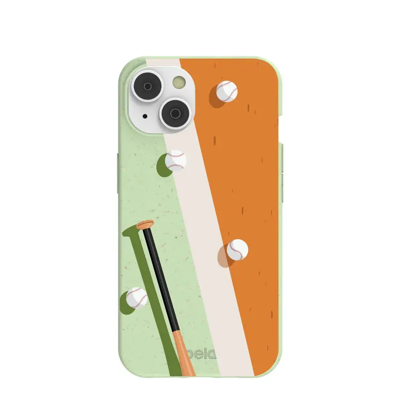 Sage Green Baseball Field iPhone 14/16e Case