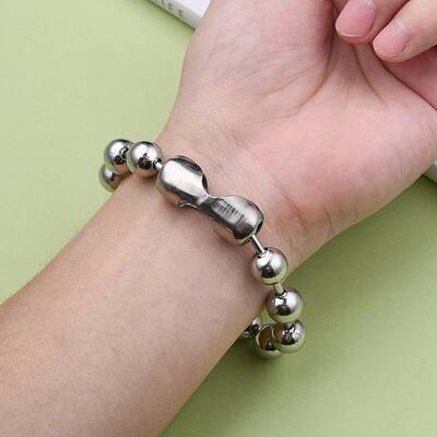 Non-Tarnish 304 Stainless Steel Ball Chain Bracelets