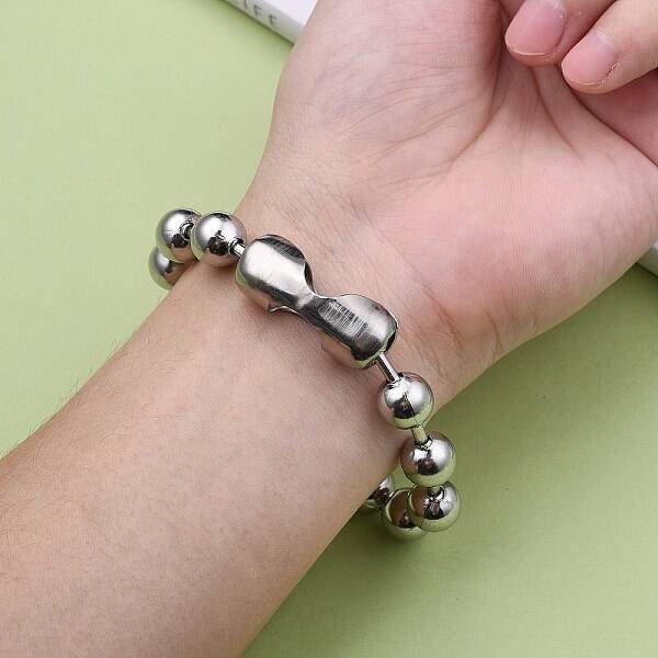 Non-Tarnish 304 Stainless Steel Ball Chain Bracelets