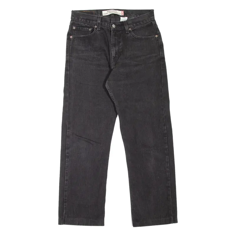 LEVI'S 505 Jeans Mens Black Regular Straight W30 L27