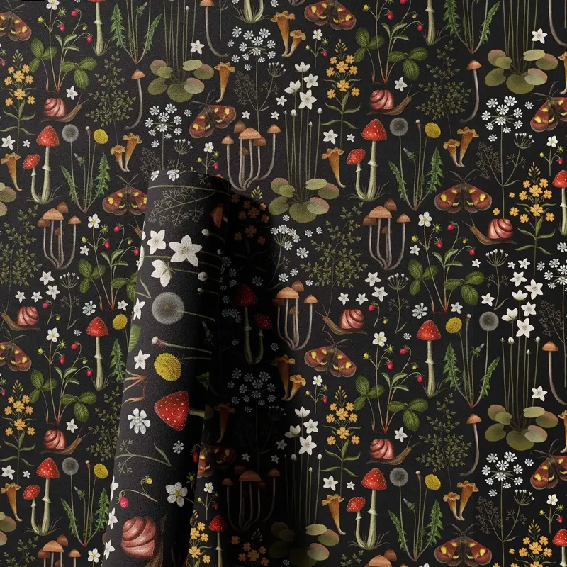 Forest Themed Wall Sticker, 1 Roll Self-adhesive Peel and Stick Wall Backsplash, Decorative Waterproof Removable Wallpaper fo...