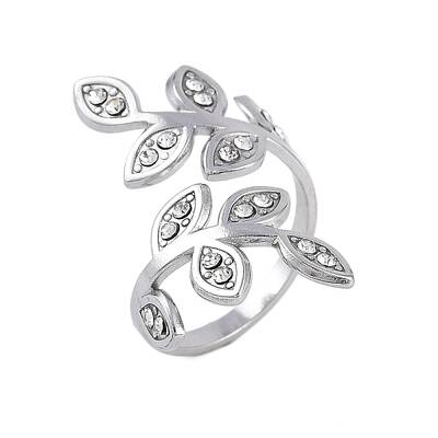 304 Stainless Steel Open Cuff Ring for Women