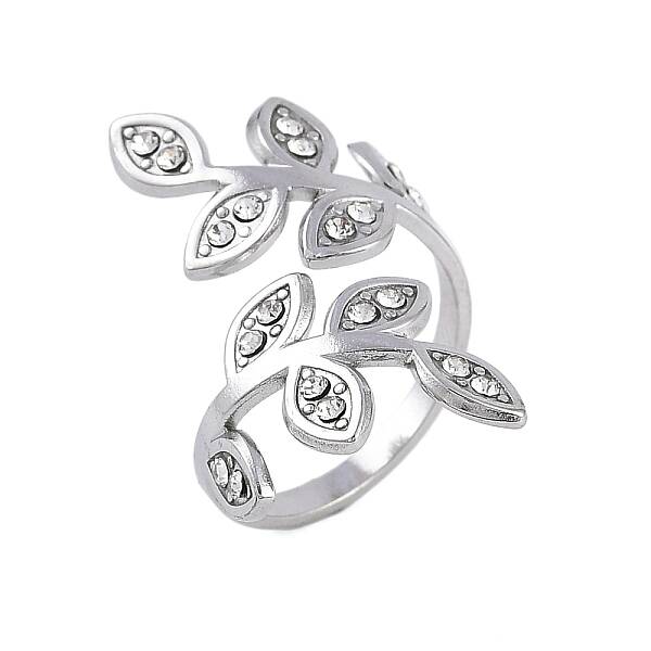304 Stainless Steel Open Cuff Ring for Women
