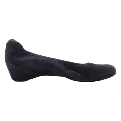 TAMARIS Ballet Shoes Blue Suede Womens UK 4