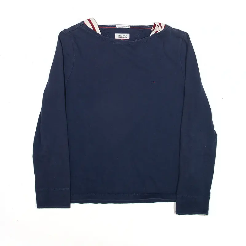 TOMMY HILFIGER DENIM T-Shirt Blue Long Sleeve Boys M