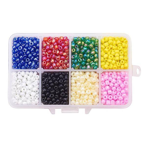 1 Box 6/0 Glass Seed Beads Round  Loose Spacer Beads