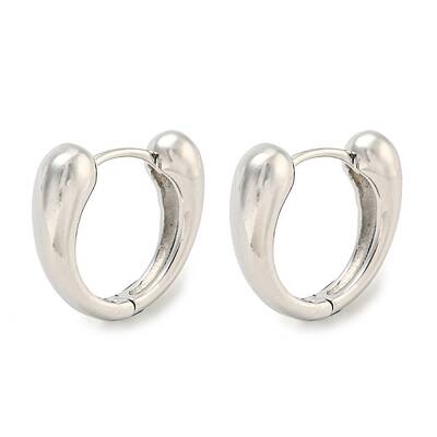 Brass Hoop Earrings