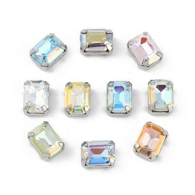 Brass Glass Rhinestone Sew on Rhinestones