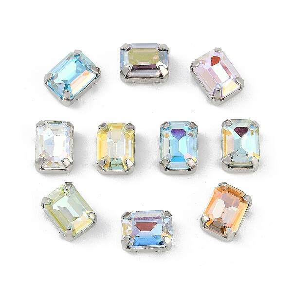 Brass Glass Rhinestone Sew on Rhinestones