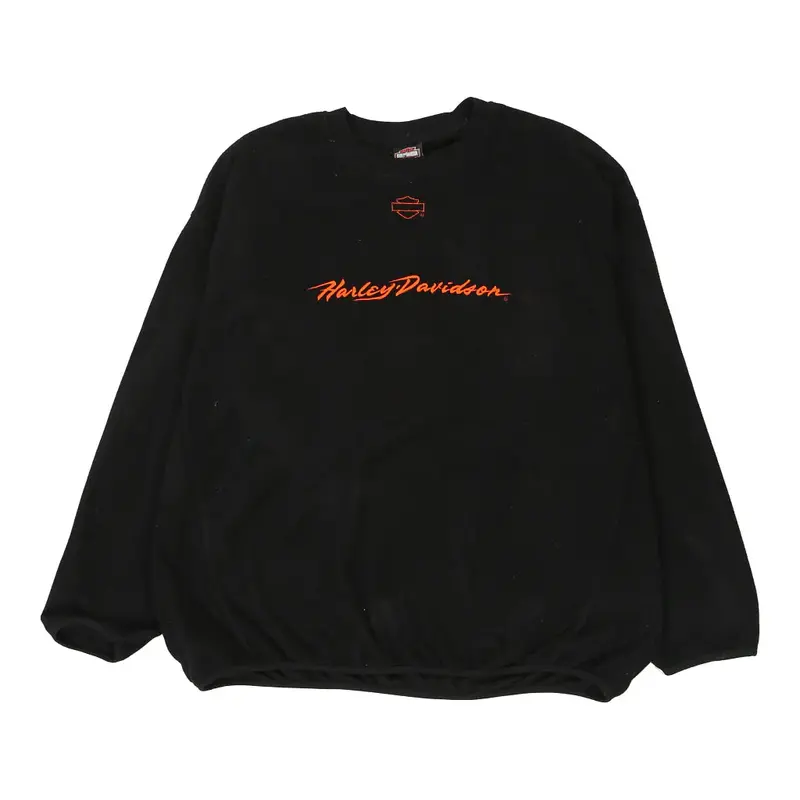 Greater Denver, Colorado Harley Davidson Fleece - 2XL Black Polyester